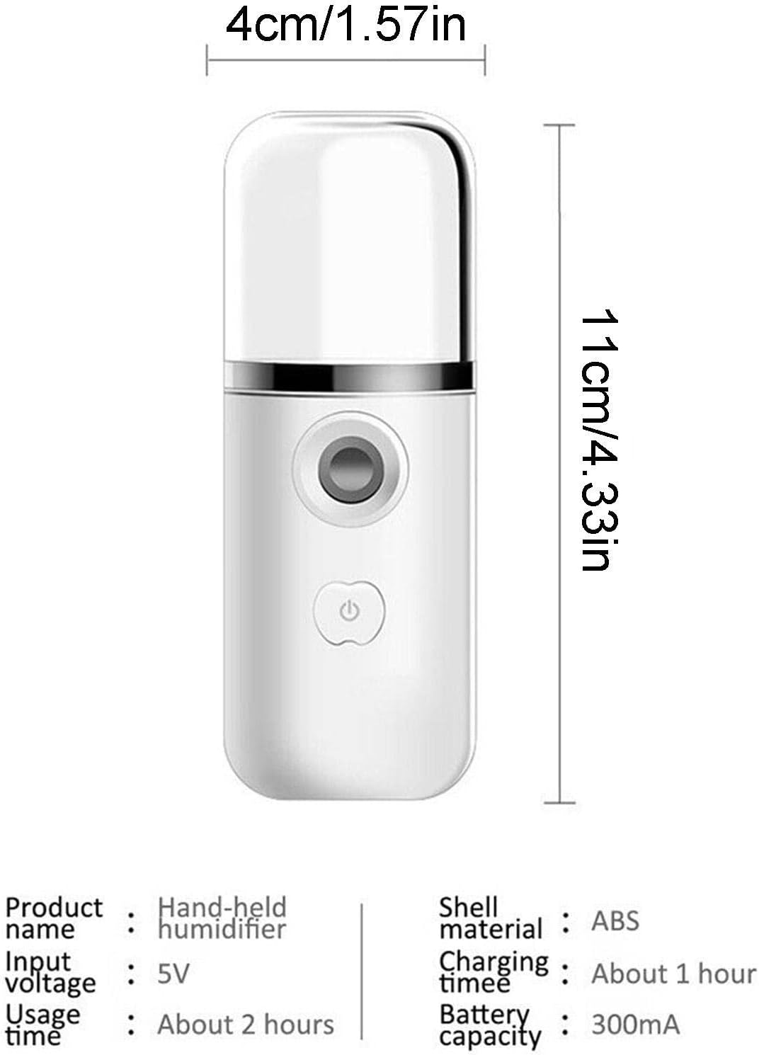 Face Steamer | Sprayer, Mister, Hydrating, Portable,Usb Rechargeable Facial Steamer for Eyelash Extensions, Skin Care, Face & Face Hydration Jmedic