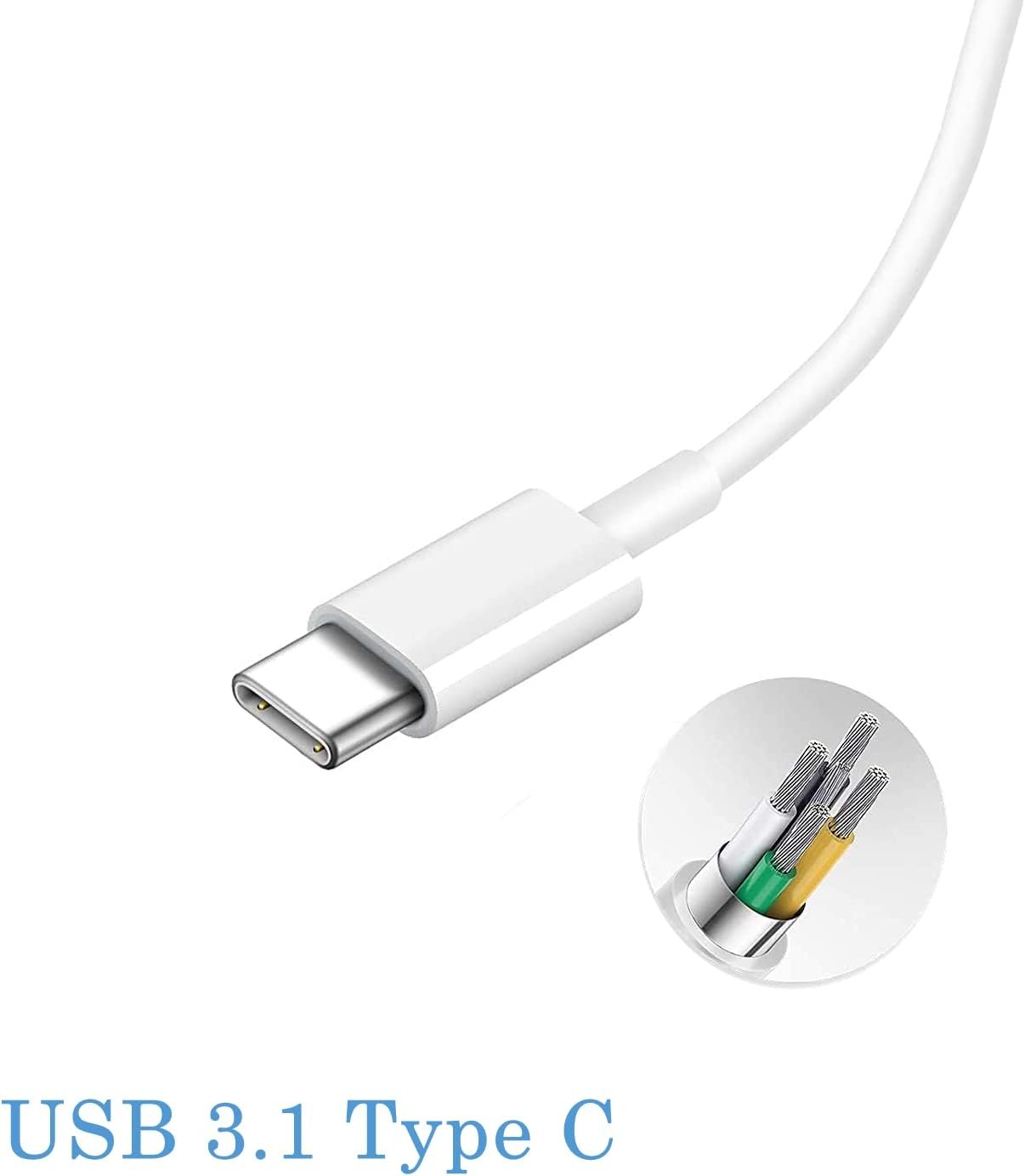 30 Pin to USB C 30 Pin Female to USB 3.1 Type C Male USB-C Adapter Cable Computers Components Accessories (White)