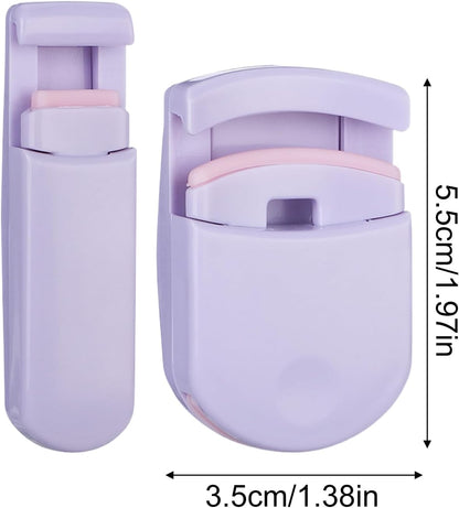 Eyelash Curlers, Natural Curl Beauty Tool, Precision Eyelash Lift Device, Anti Pinching Grip Handle, With Bonus Replacement Pad, Excellent for Travel Makeup Routine