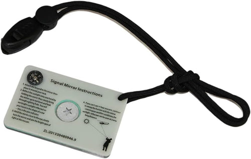 KOMBIUDA Signal Mirror Field Accessory Reflector Mirror Small Mirror Multi-Function Mirror Survival Mirror