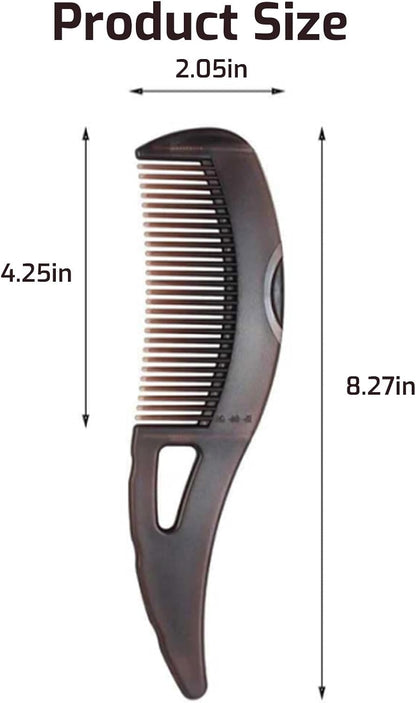 Lyvixora 2 PCS Dandruff Comb - Dandruff Remover Brush for Scalp Massage, Psoriasis & Itch Relief, Fine Tooth Scalp Comb for Women Men Kids, Hair Detox Tool to Remove Greasiness & Flakes