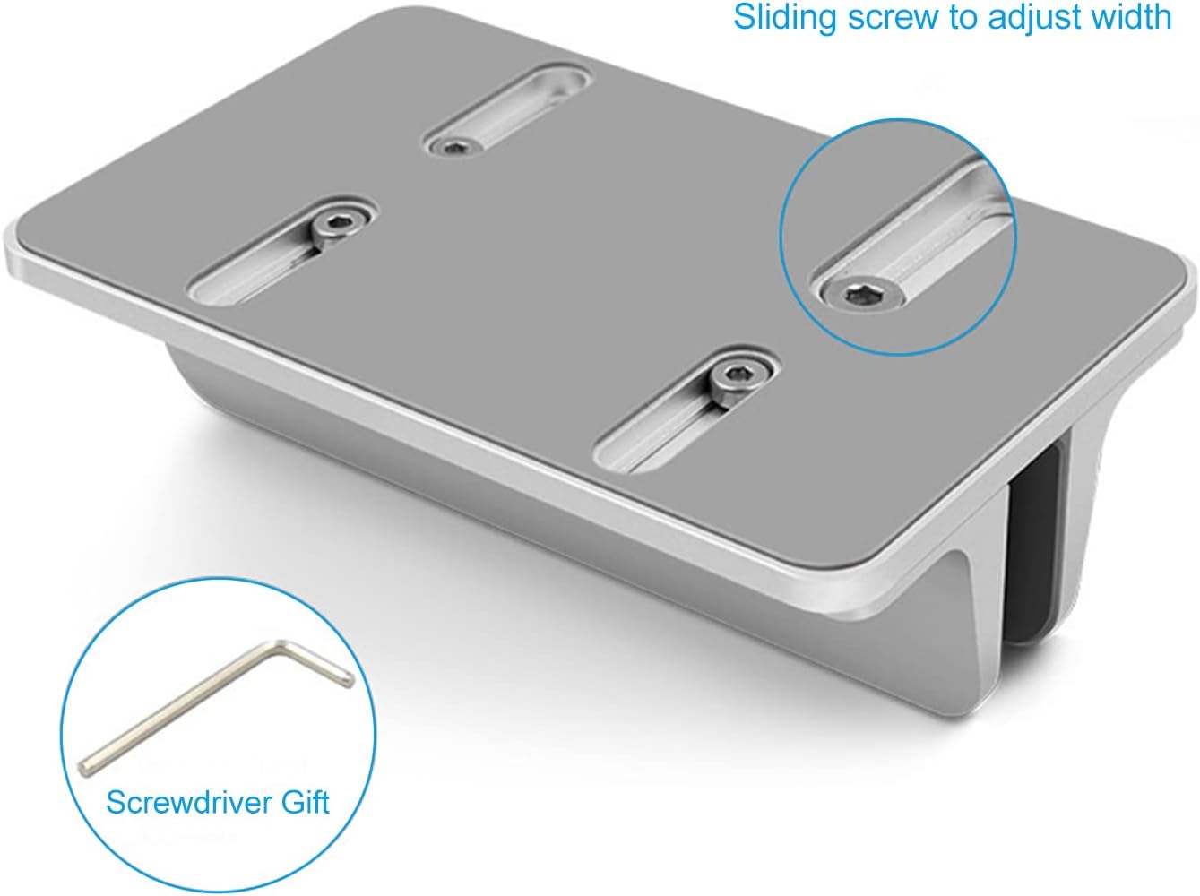 Vertical Laptop Stand, Aluminum Laptop Vertical Stand Organizer, Sturdy Laptop Computer Holder Desktop Stand Compatible with New Retina Apple MacBook Pro/Air, Mac Mini and iPad Pro