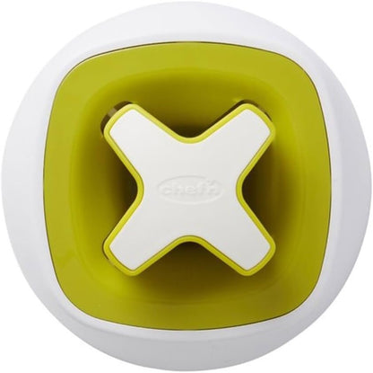 Chef'n Preserve Prep Lid - Versatile Food Slicer for Cucumbers, Carrots, Avocados with Center Guide for Uniform Wedges, Fits Wide Mouth Mason Jars - Dishwasher Safe for Easy Cleanup