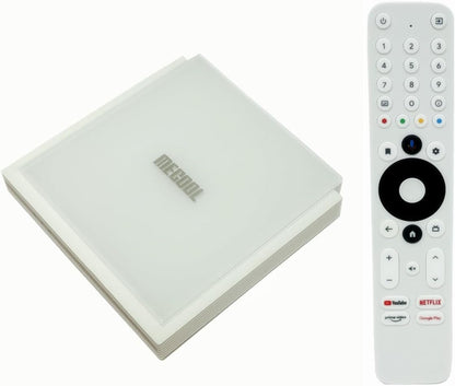 KM2 Plus Deluxe ATV Box 4K Androidtv 11 TV Box Amlogic S905X4 4GB DDR4 32GB 2.4G&5G WiFi6 1000M LAN BT5.0 Support AV1 4K HDR Box