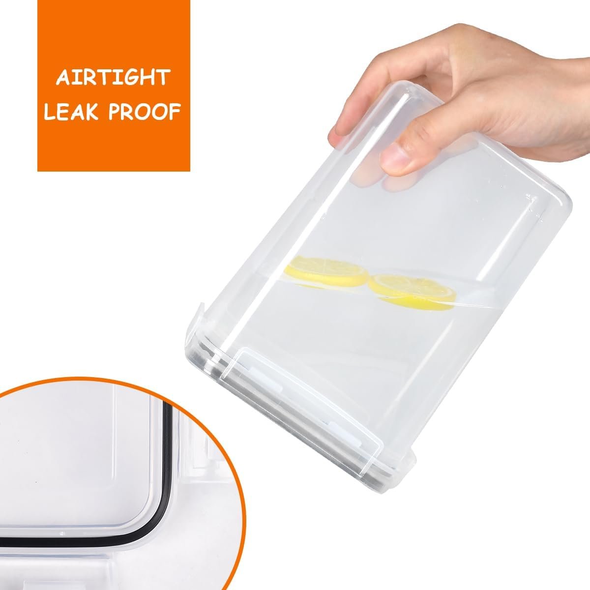 Anshine 30 Pack Airtight Food Storage Containers Set, BPA Free Pantry Storage Containers Kitchen & Cereal Organizer Containers for Food Storage - Labels & Marker