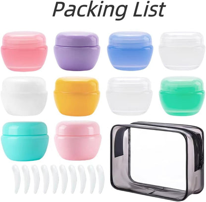 Travel Containers, 20 Gram Travel Accessories Bottles Containers for Toiletries, Cosmetic,Face Body Hand Cream, Lotion,Makeup,21 Pieces