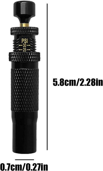 4 Rapid Tire Deflator Set with Valve, Portable Car Truck Adventure Gear for Motorcycle, Bike Maintenance, Outdoor Camping, Beach Trips, Garage, Home, Vehicle Travel Use