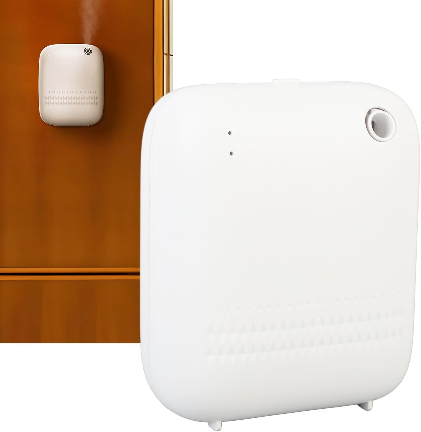 Smart Scent Air Machine, 120sqm Coverage Bluetooth App Control Waterless Essential Oil Diffuser USB Battery Powered Cold Air Diffusers with 150ml Oil Bottle for Home Hotel Spa