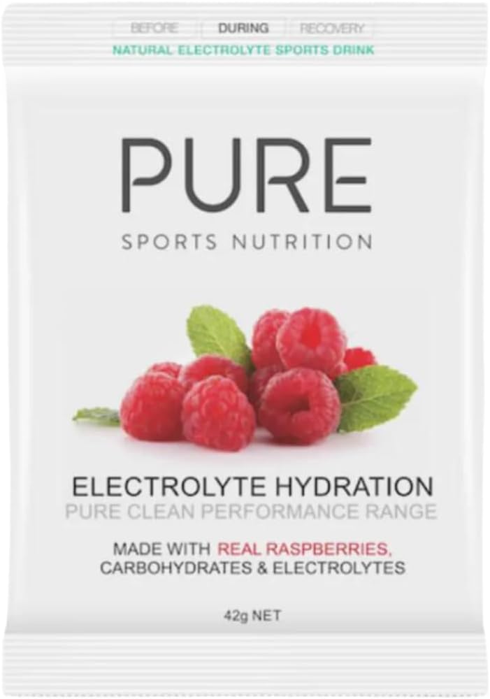 Pure Sports Nutrition - Electrolyte Hydration 42G Satchels - Raspberry(Single Pack)