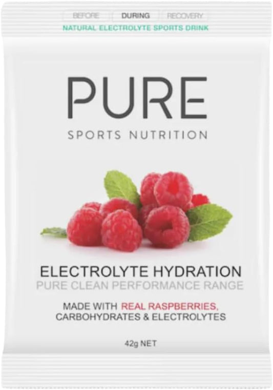 Pure Sports Nutrition - Electrolyte Hydration 42G Satchels - Raspberry(Single Pack)
