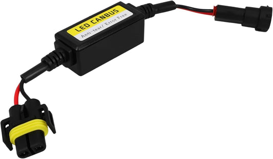IMIKEYA Car LED Headlight Decoder EMC Filtering Technology Compatible with Prevents Flickering