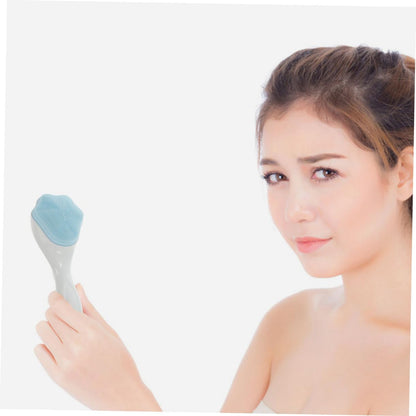 VICASKY 2Pezzi Scrubber per Siliconper Massaggio Della Strumento Manualper Esfoliazione e Detersione Facile per Tutti Tipi