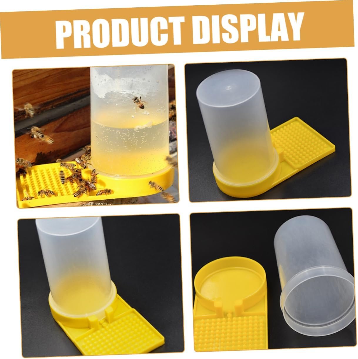 Totority 8pcs Bee Water Feeder Cups Durable Beekeeping Tool for Easy Feeding Convenient Watering Station for