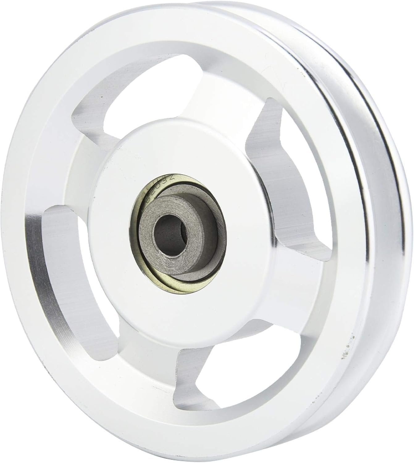 Bearing Pulley Wheel, Strength Training Pulley Home Gym Attachments Universal Fitness Equipment Replace Part Exercise Accessory Aluminium Alloy Replacement for Cable Machine Garage Door Diameter 115mm
