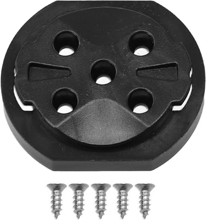 Cycling Computer Mount, Black Nylon Bike Computer Replacement Bike Mount Fixed Mount for Garmin Bike Parts for Bryton