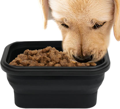 Erconsso Ciotola portatile per cani, igienico e compatto, ciotola per mangiare il cane da viaggio, ciotola per l'irrigazione per esterni, viaggi, passeggiate, escursioni