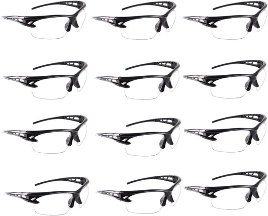 Children’s Safety Glasses－12 Pack of Kids Outdoor Game Protective Goggles Safety Goggles Eyewear for Nerf N-Strike Elite Gun Toy Gun Game Eye Protection & Laboratory Work Safety Glasses