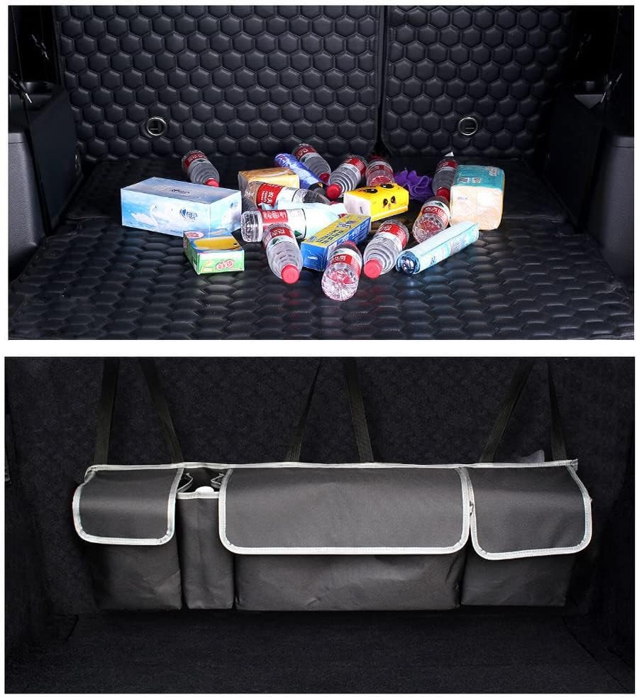 Back Seat Organiser Car Hanging Pouch Bag SUV Hatchback Storage Trunk Boot Tidy