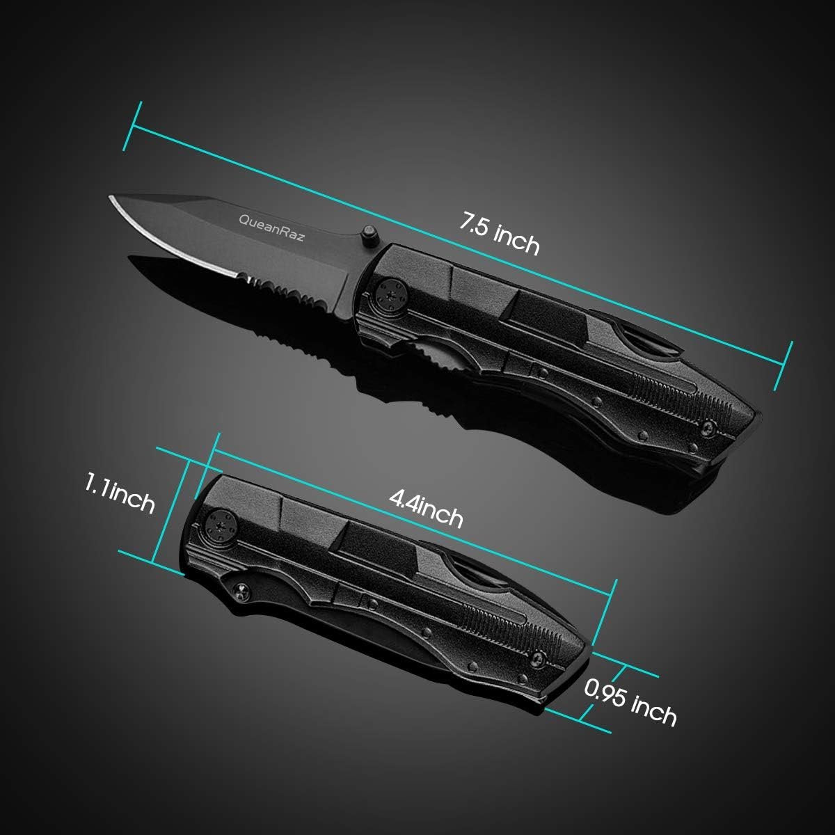 Folding Hunting Knife Multitool Pliers, Pocket Knife Gifts For Dad Men, Tactical Knife with Saw Knife Bottle Opener Screwdriver Perfect for Camping Outdoor Survival Hiking Household DIY, Tools For Men