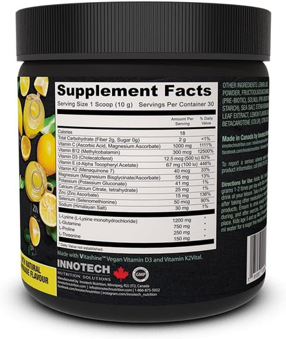 Innotech Nutrition Solutions Immune Essentials, 300 gram, white
