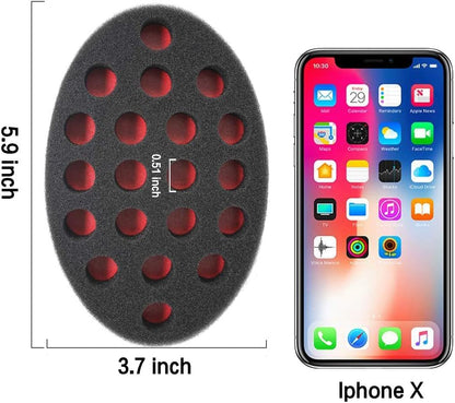 Hair Magic Twist Sponge: Two-Sided Dread Afro Coil Barber Tool for Curling and Waving Men's and Women's Long/Short Hair, 1 Pc