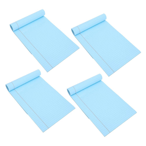 FONDOTIN 4pcs Legal Notepads Wide Ruled Memo Pads for School Office for Quick Notes Smooth for Writing Notebooks for Home Study