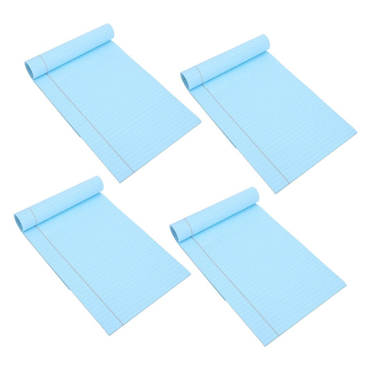 FONDOTIN 4pcs Legal Notepads Wide Ruled Memo Pads for School Office for Quick Notes Smooth for Writing Notebooks for Home Study