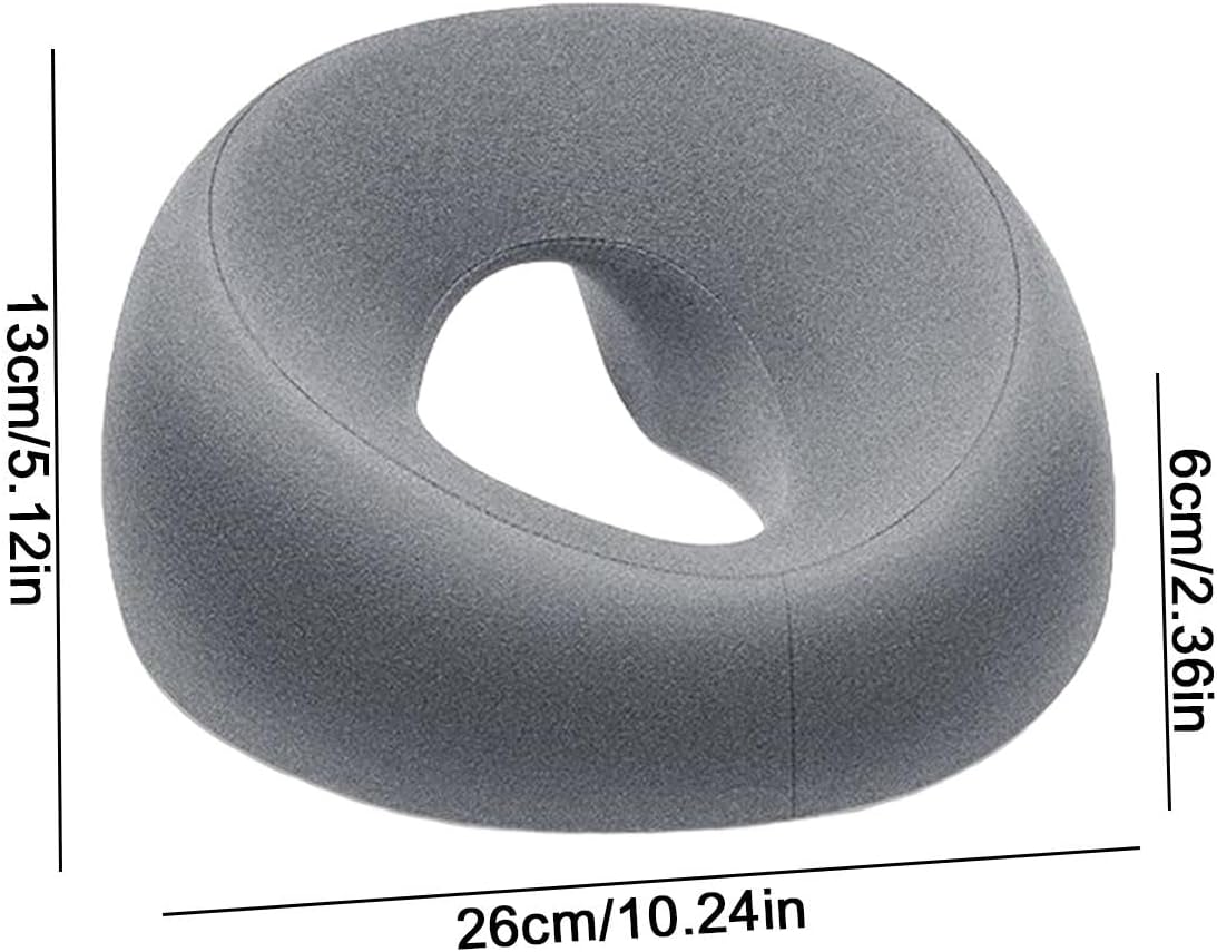Prone Home Massage Headrest Face Down Pillow Massage Headrest Facial Cushion Super Soft Milk Silk Travel Neck Pillow for All-Season Comfort