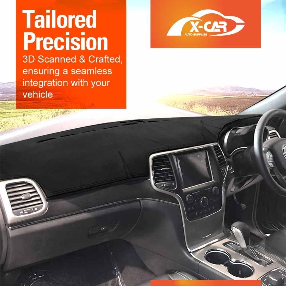 X-CAR Dash Mat for Jeep Grand Cherokee 2011-2021 Non-Slip Microfiber Pad Cover Interior Accessories