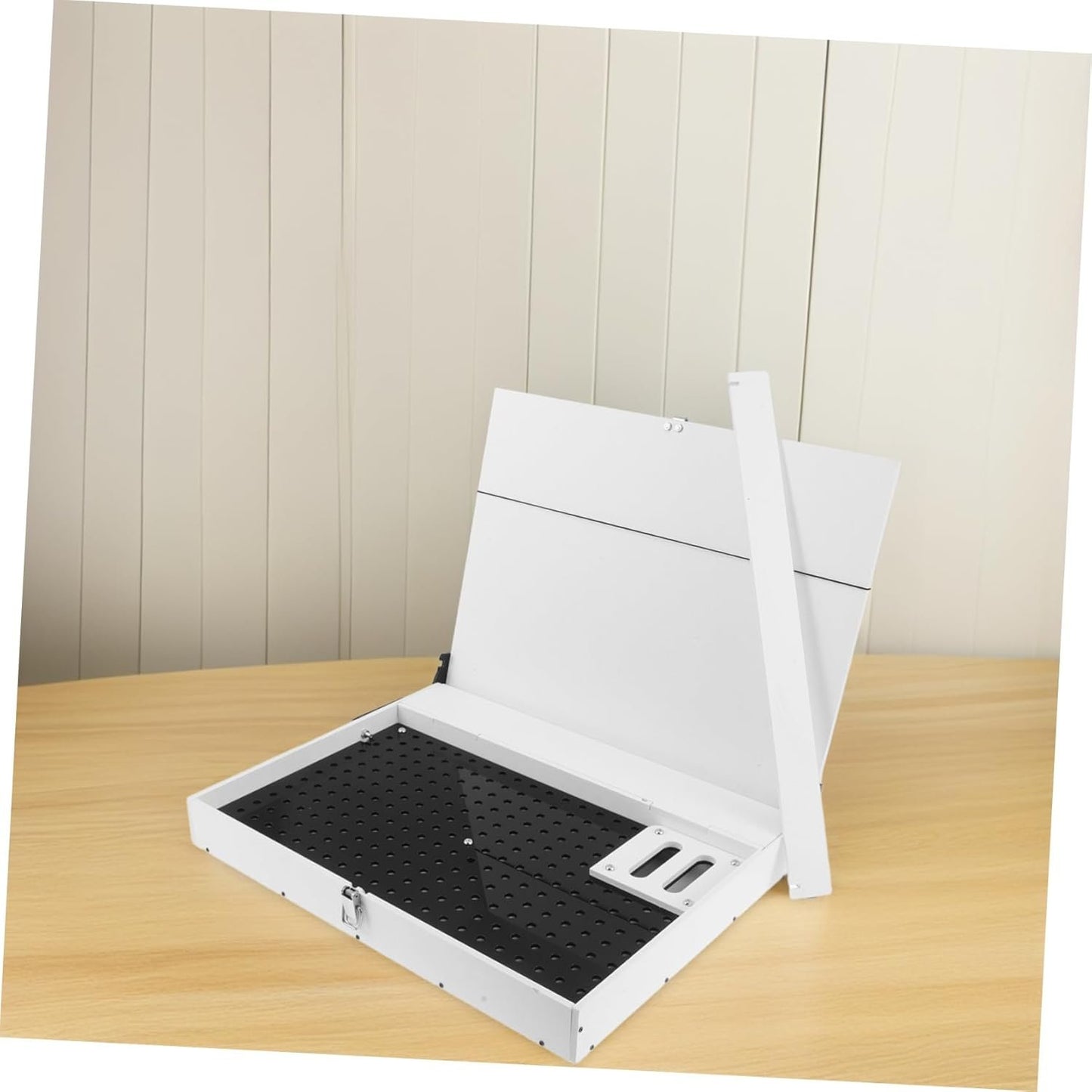 DIY Model Tool Storage Rack Durable Plastic Organizer Figure Accessories Capacity Toolbox for Model Making for Workspace Organization White