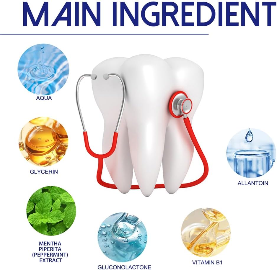 2 Pcs Oral Care Spray, Toothache Pain Relief for Adult, Portable Toothache Gum Pain Spray, Care for Teeth, Rapid Relieve Tooth Discomfort, and Gently Care For The Mouth Freshen Breath