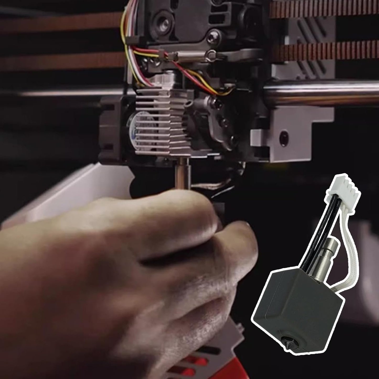 Hot End Replacement - High Speed Hot End Assembly | High-Performance Heat-Resistant Upgrade Accessories Supplies for ABS TPU Printing