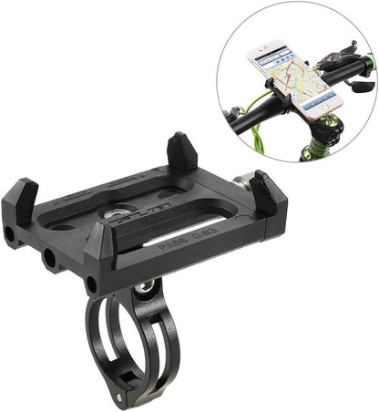 Lixada Bike Phone Holder Anti-Slip Adjustable Bicycle Handlebar Holder Clip Stand for 3.5-6.2 Inch Smart Mobile Phone