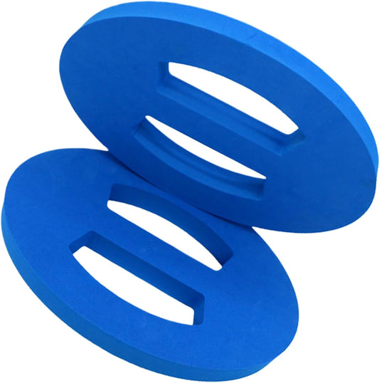 Water Exercise Discs, Handheld Swim Discs, Comfortable Lightweight EVA Foam Pool Water Weights for Aquatic Fitness, Aerobics Routines, Training, Beginner Workout Gear, 2 Pieces