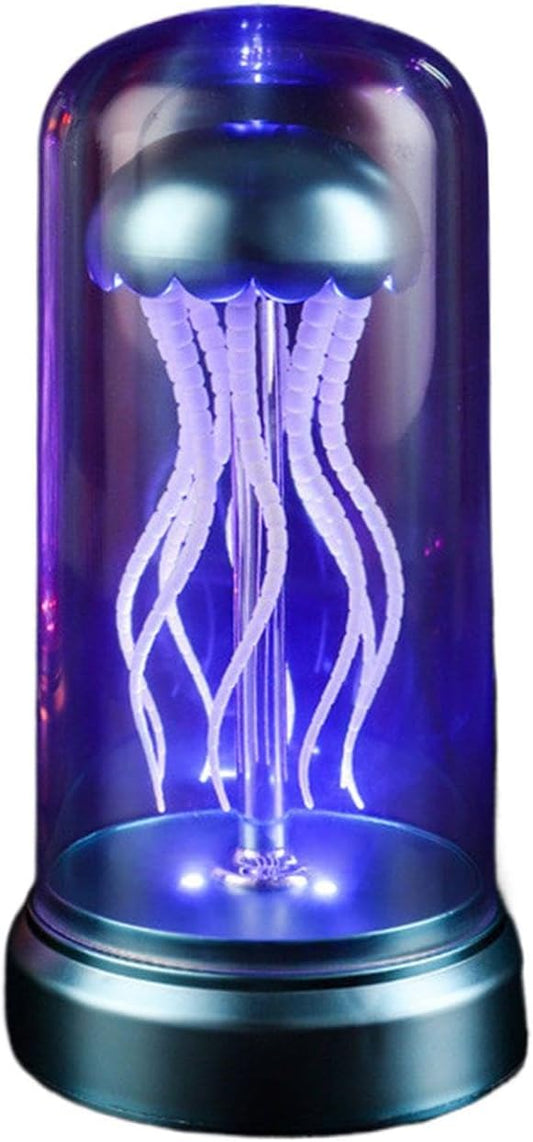 Jellyfish Lamp, Floating LED Light, Color Changing Jellyfish Table Lamp, Musical Novelty Lamp for Kids Room, Living Room Decor, Home Desk Accessories, Soothing Night Light for Relaxation and Ambience