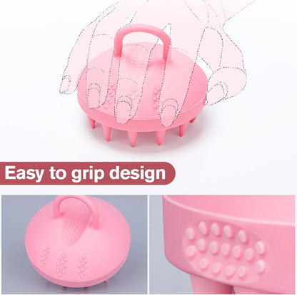 Alyvisun Scalp Massager, Soft Silicone Shampoo Brush for Hair Growth | Relaxation and Cleansing Head | Scalp Exfoliator