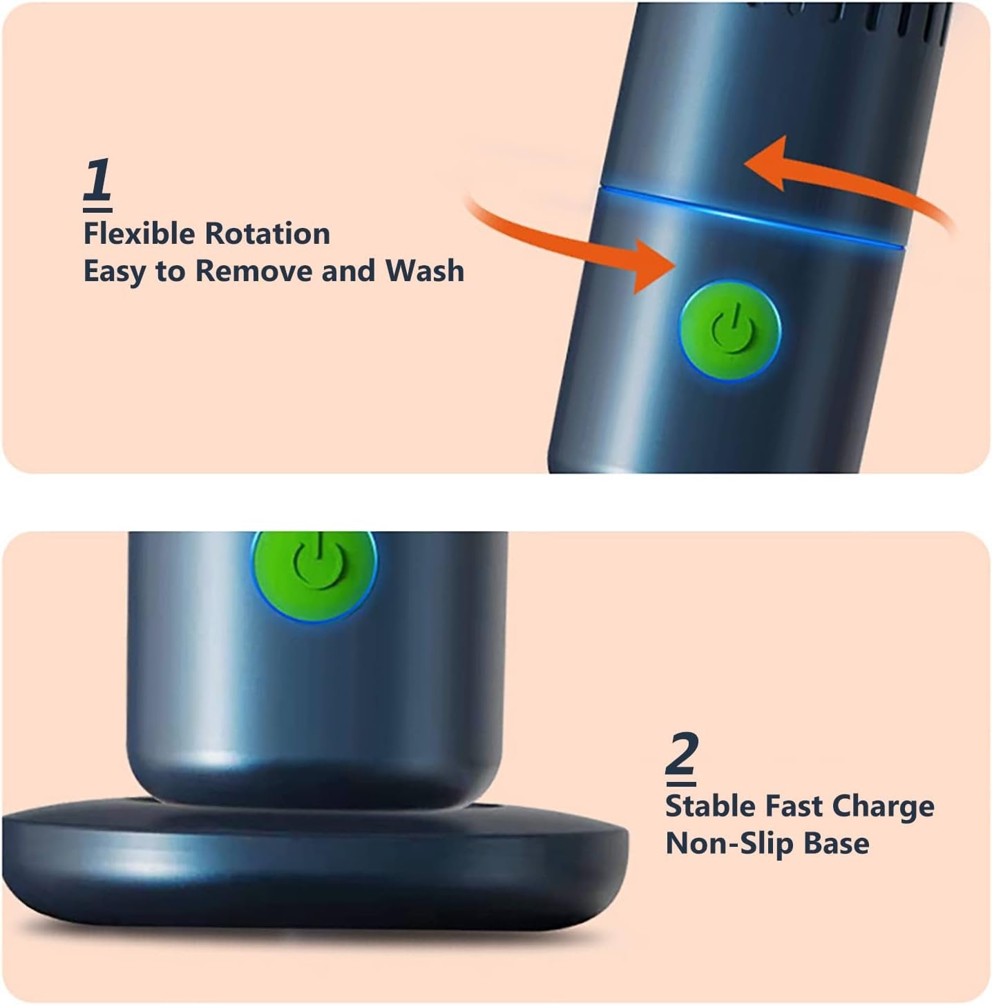 PW TOOLS Utensili per Lavaggio delle Verdure da Cucina | Gadget per la Pulizia della Lavatrice per purificatore Alimentare con Batteria da 4400 mAh,Strumento di Lavaggio del Gadget per la Pulizia