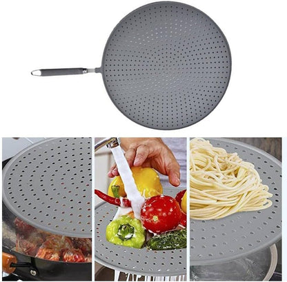 Safety First Cooking Tool Anti Oil Splashing Cover Net for a Cleaner Kitchen