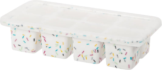 OGGI Prep & Portion Silicone Freezer Trays with Lid - Freezer Molds for Food, Ice Cube Tray, Food Prep Containers, Freezer Storage Containers, for Soup, Smoothie Cubes, Broth, Leftovers - 1/4 Cup