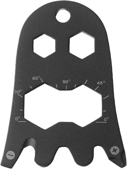 Soda Can Opener, Stainless Steel Ghost Shape Safety Opener, Multifunctional Portable Kitchen Gear, Easy Lid Removal Tool, Ideal for Travel, Home, Picnic, Camping, 2.2x1.57 inches