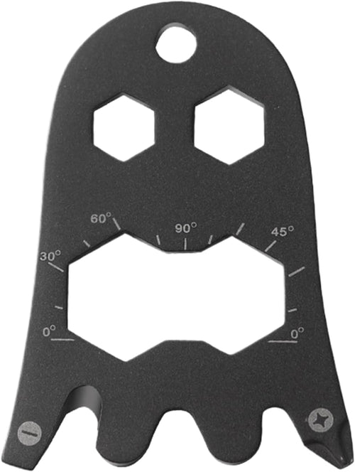 Soda Can Opener, Stainless Steel Ghost Shape Safety Opener, Multifunctional Portable Kitchen Gear, Easy Lid Removal Tool, Ideal for Travel, Home, Picnic, Camping, 2.2x1.57 inches