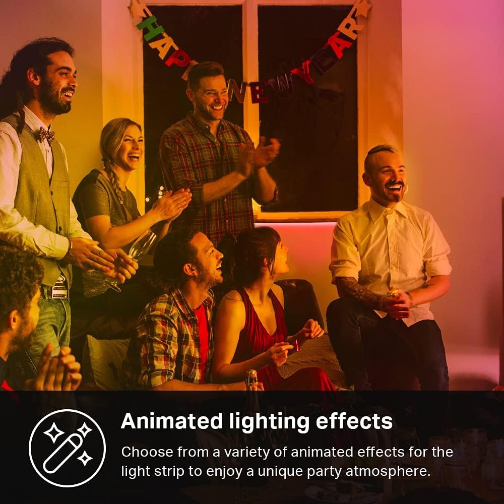 Kasa Smart LED Light Strip, 16.4ft WiFi LED Strip Works with Alexa, Google Home, SmartThings, High Brightness with 16 Million Colors, RGB, Grouping, Adjustable Length, Up to 25,000 Hours (KL400L5)