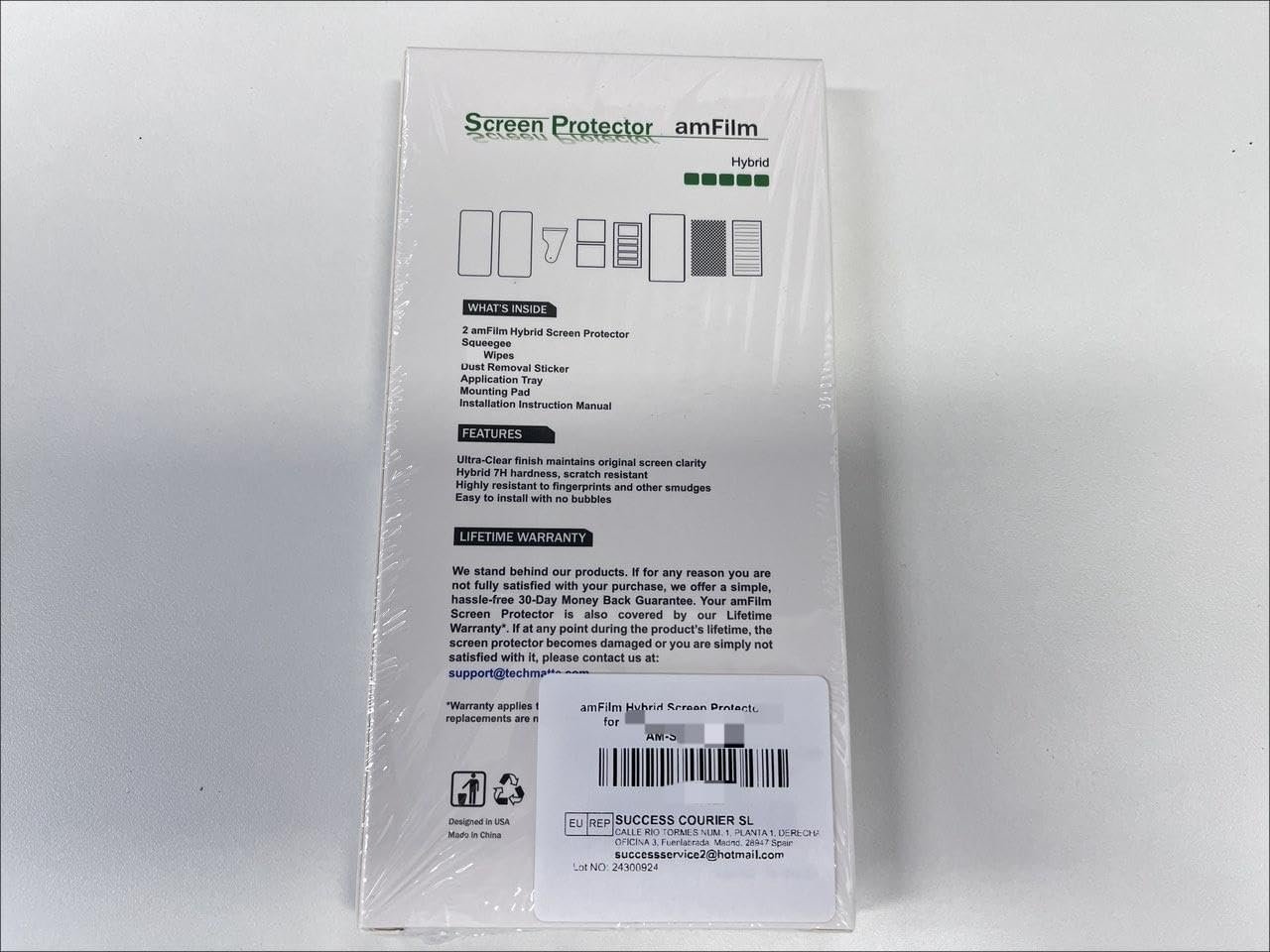 amFilm (2 Pack) Screen Protector for Samsung Galaxy S21 (6.2 Inch), Case Friendly (Easy Install) Hybrid Film Compatible with Fingerprint Sensor (2021)