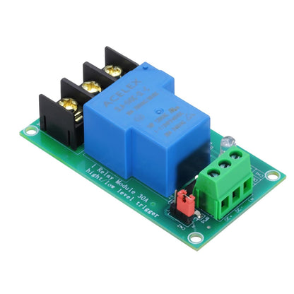 MECCANIXITY 1 Pcs DC 5V 1 Channel Relay Module Switch Board Shield 30A High or Low Level Trigger for Electronics Industrial Home Automation