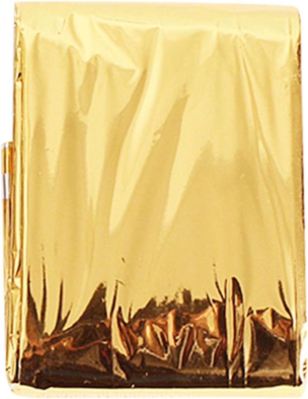 Emergency Blanket Survival Blanket Thermal Reflective Camping Blanket for Outdoor Emergency Rescue (gold-5pcs)