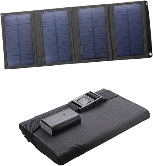 BESPORTBLE Sustainable 10w Solar Panel Charger Waterproof Lightweight Foldable Outdoor Power Bank USB Solar Charger for Mobile Devices for Outdoor Activities