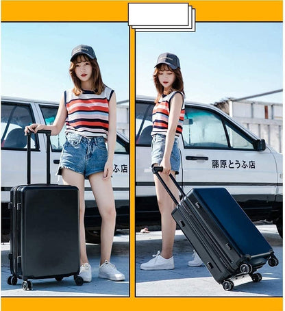Portable Suitcase Suitcases with Wheels Portable Hard Shell Luggage Security Combination Lock Suitcases Quiet and Smooth Trolley Luggage Smooth to use