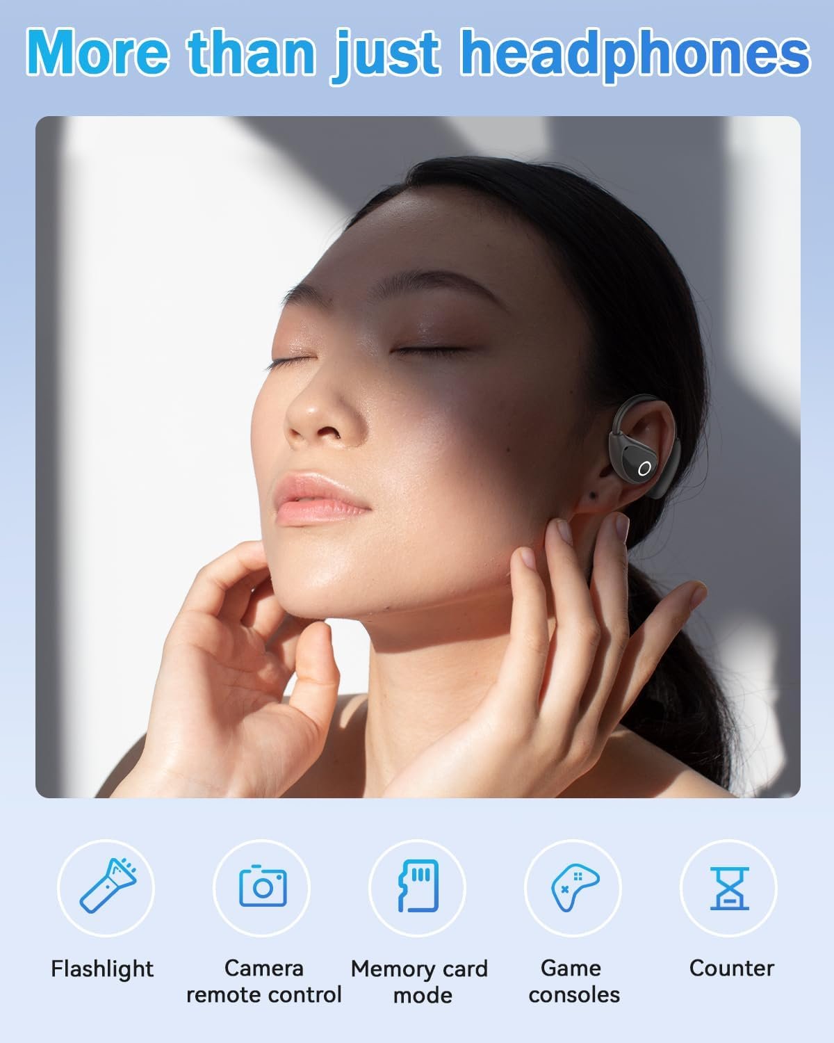 Translation Earbuds Real Time Open Ear Headphones, LCD Touch Screen 3-in-1 AI Translator Earbuds, 164 Language Translator Earpiece with ENC Mic, Translation Headphones for Travel Business Learning