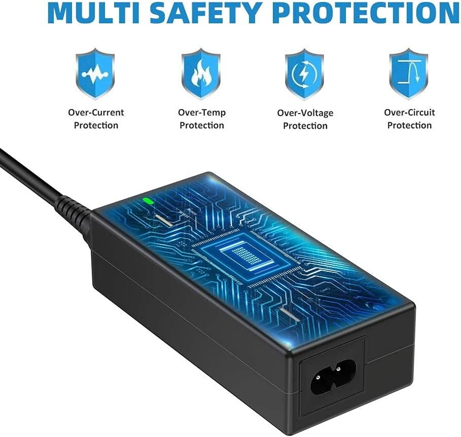 POWSEED 19V Replacement AC Adapter Power Cord Charger for LG Electronics 19" 20" 22" 23" 24" 27" 34" Monitor LCD LED HD TV Widescreen,Flatron IPS236V, IPS236-PN, E2750VR-SN Power Supply Cord Charger