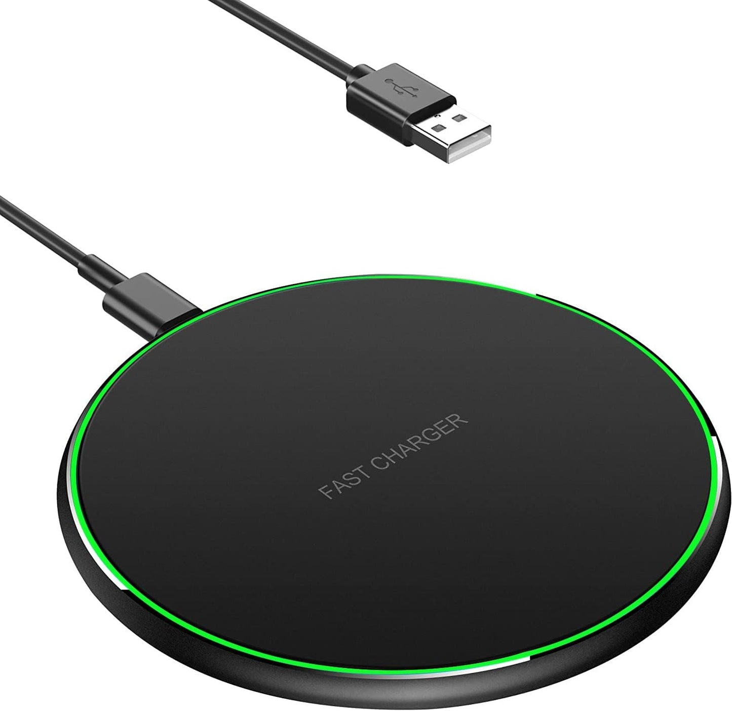 POWERIVER Wireless Fast Charger, Qi Induction Charger Compatible with iPhone 14/15/13/12/11/ Pro/XS Max/XR/XS/X, AirPods 2/3/Pro, Samsung Galaxy S23/S22/S21/S10/S9/S8/Note 20/10
